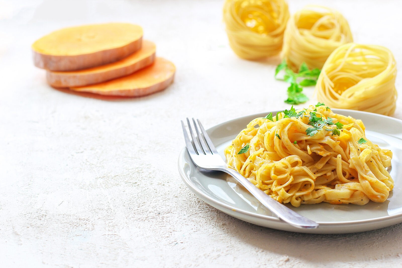 Tagliolini e zucca