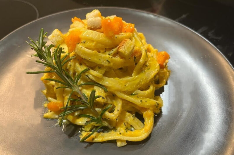 Tagliolini Zucca, Mascarpone e Rosmarino