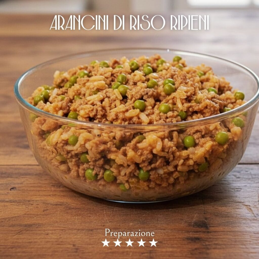 Ripieno carne e piselli