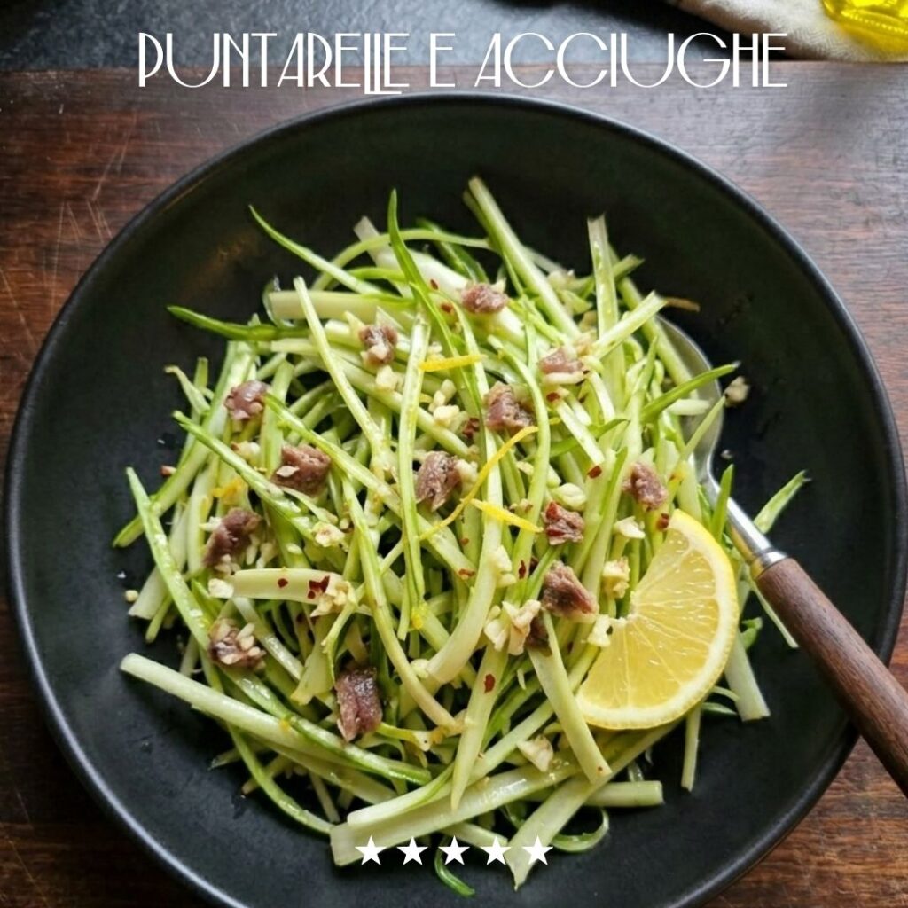 Puntarelle con acciughe